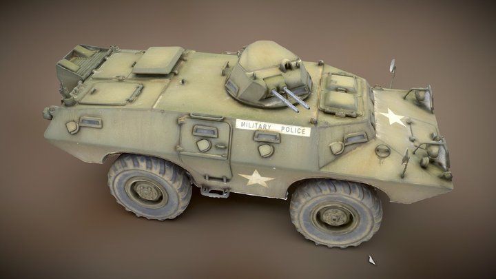 AFV Military Police 3D Model