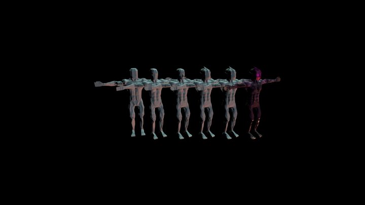 Muscle Mesh 3D Model
