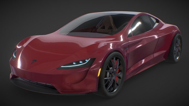 Tesla 2023 Roadstar 3D Model