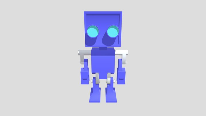 Little Toy Robot 3D Model