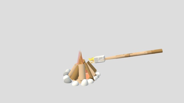 Roasting Marshmallows 3D Model