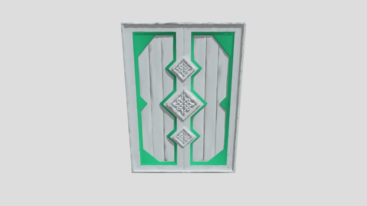 viking style door 3D Model