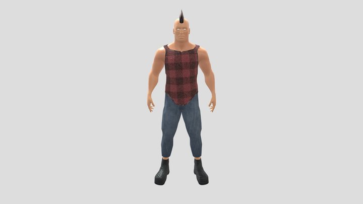 Character Model no animation 3D Model