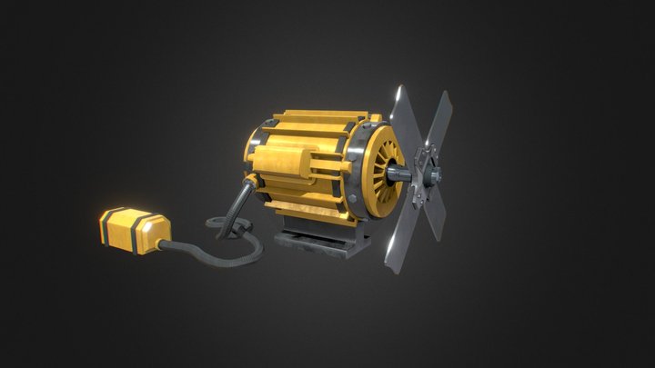 Old Fan Motor – Modello 3D gratuito STL