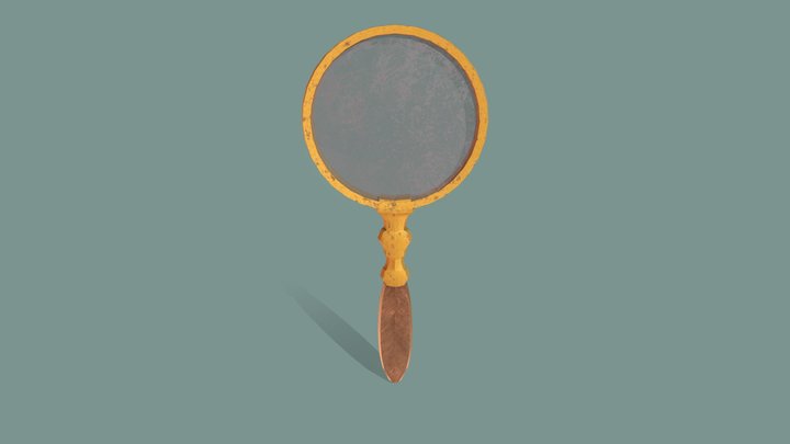 Old Magnifying Glass 3D Model