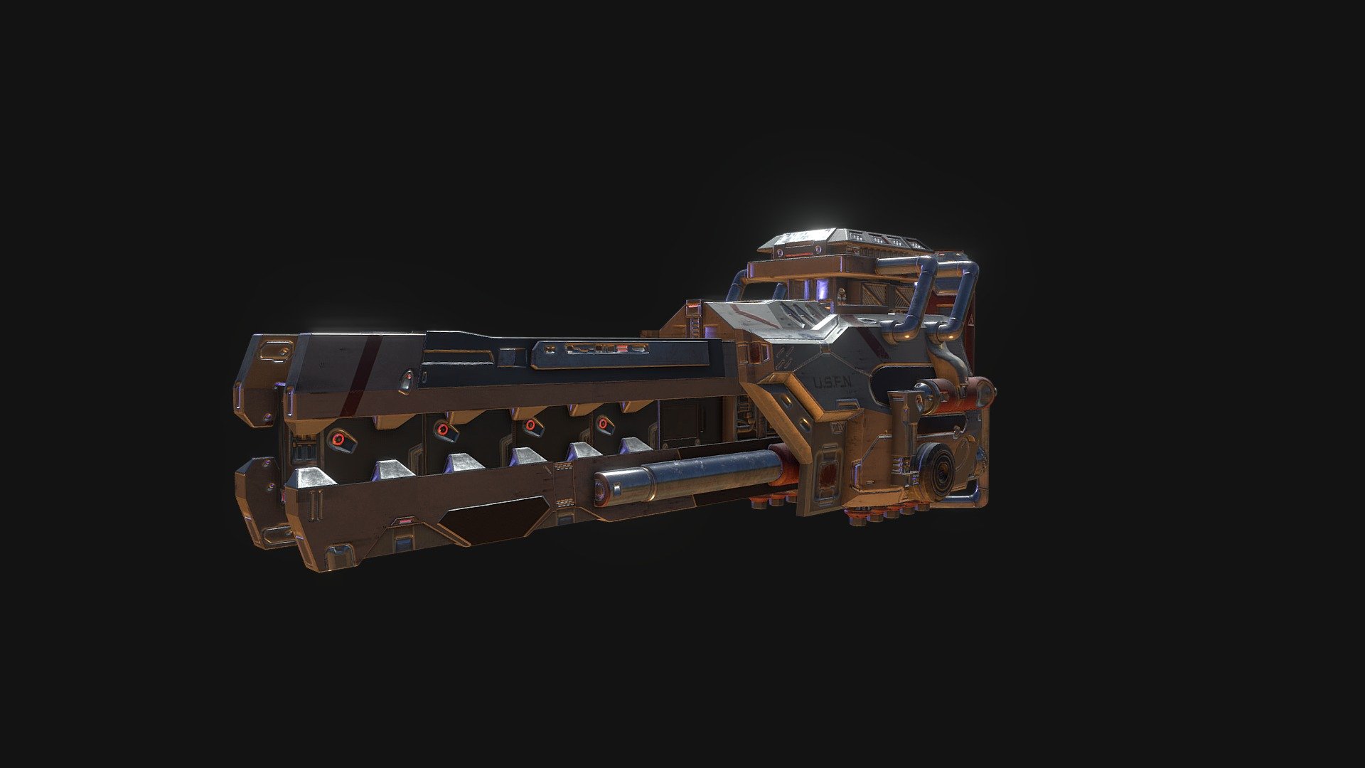 Heavy Blaster Readout First Contact 3D model by Dual Mirror Games