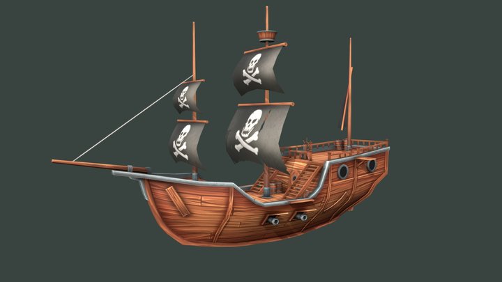 Pirate_Ship 3D Model