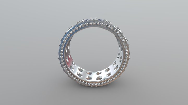 JVJEWEL-Adela Circular Ring 3D Model