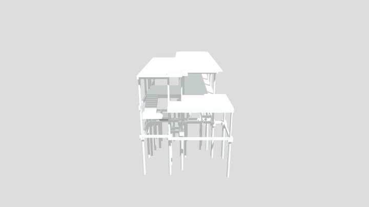 Projeto Estrutural para Residêncial 3D Model