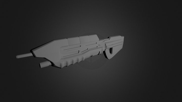 Weapon Halo 3D Model