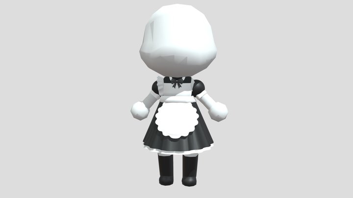 Maid Suit for any animal hospital character – Modello 3D gratuito STL