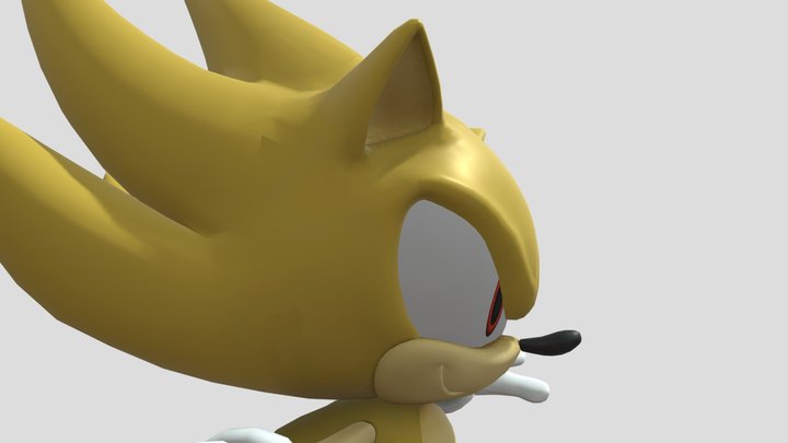 Super Sonic 3 Classic 3D model 3D printable