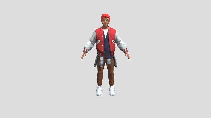 Dief character Ares 3D Model