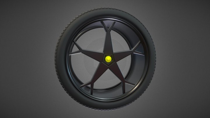 Car_Wheel_2 3D Model