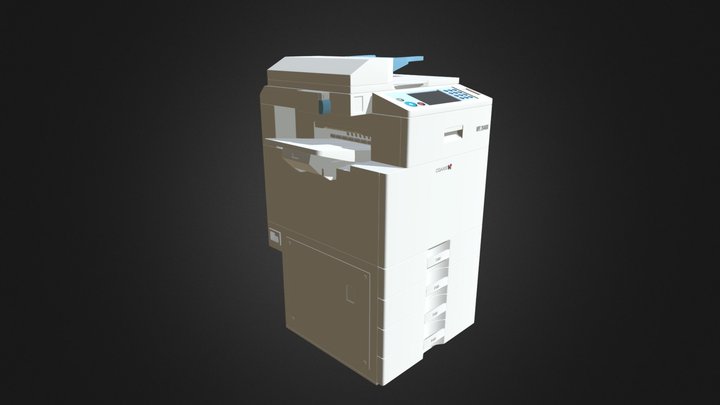 Photocopier Machine 13 3D Model