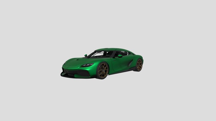 2025 Koenigsegg Gemera Launch Spec 3D Model