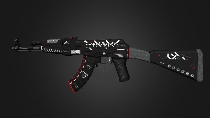 Ak-47  Stigma 3D Model