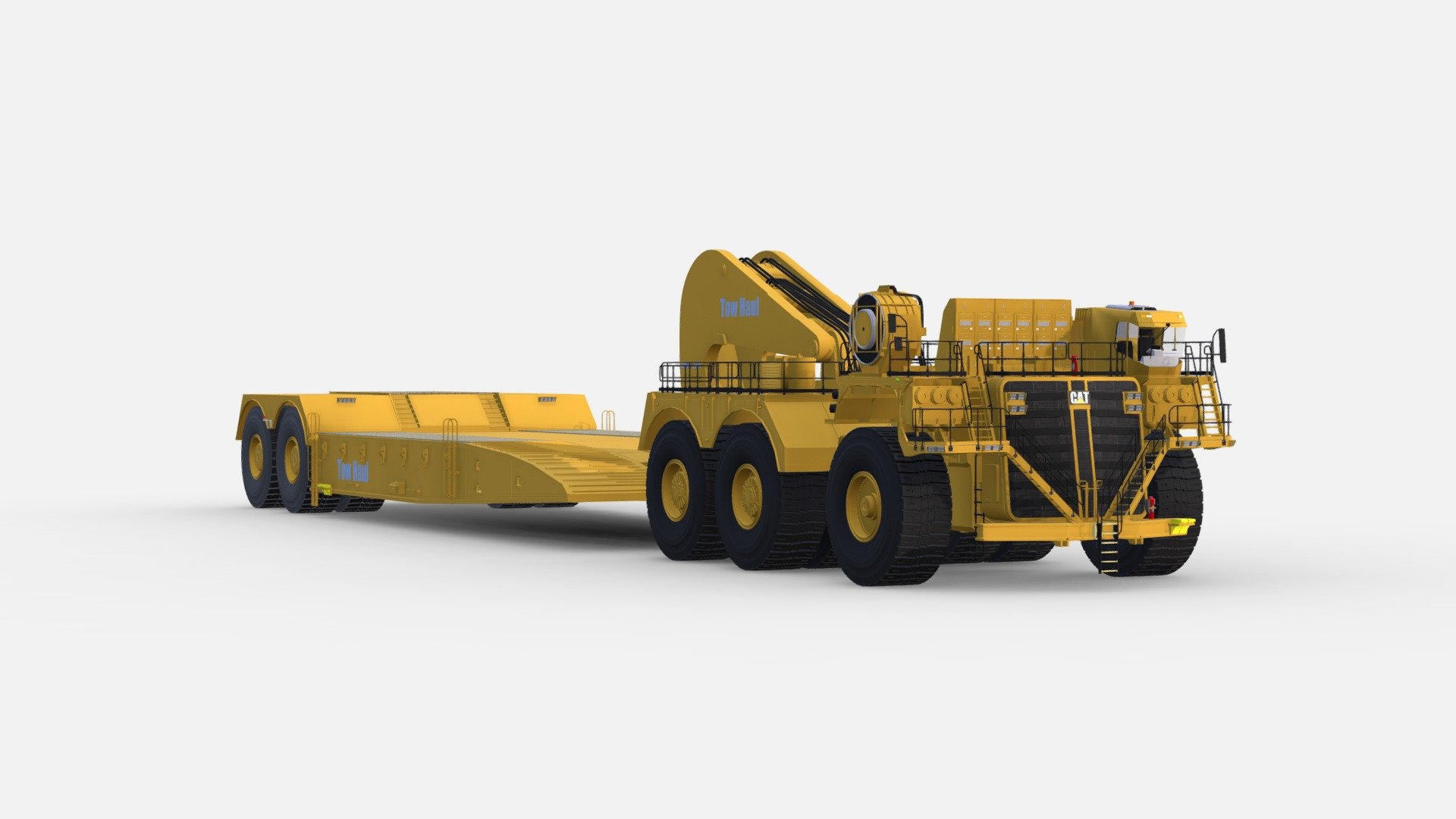 3d Model CAT 799 Ac Tow Haul - Buy Royalty Free 3D Model By Zizian ...