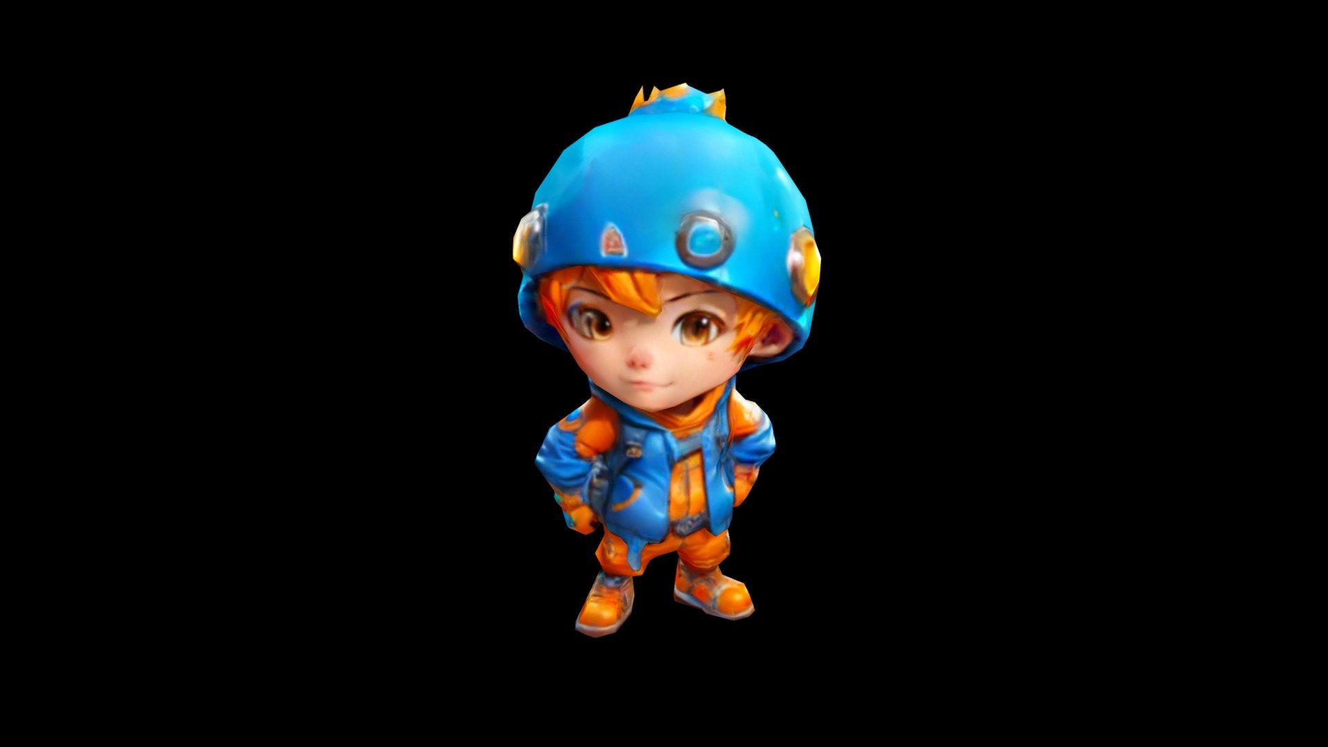 [Disney-style cartoon character] Cheerful little - Download Free 3D ...