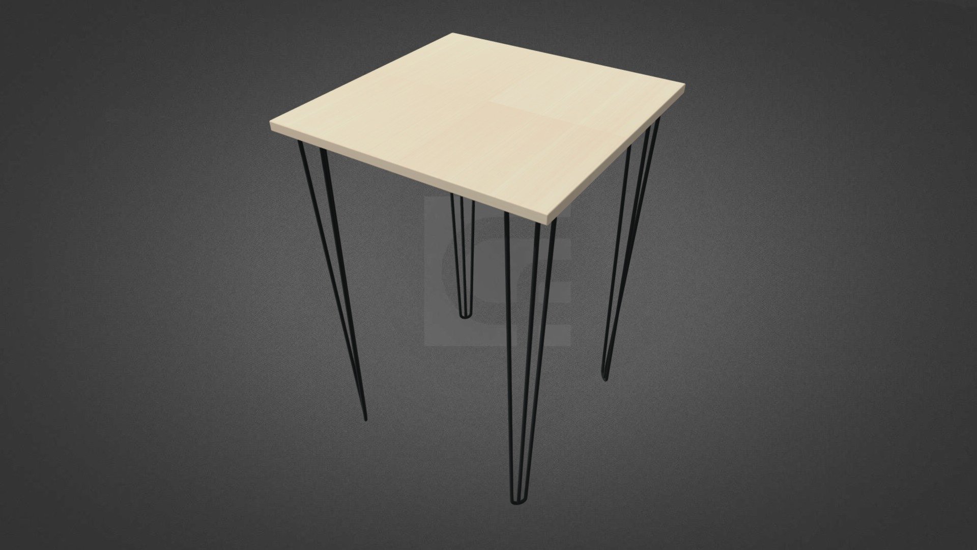 Hairpin Table — Sketchfab embed 3D viewer