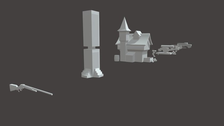 Blocking  [XYZ school HW] 3D Model