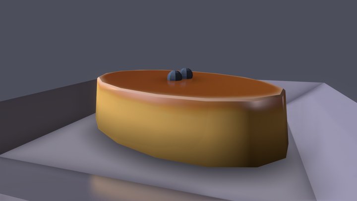 Leche Flan 3D Model
