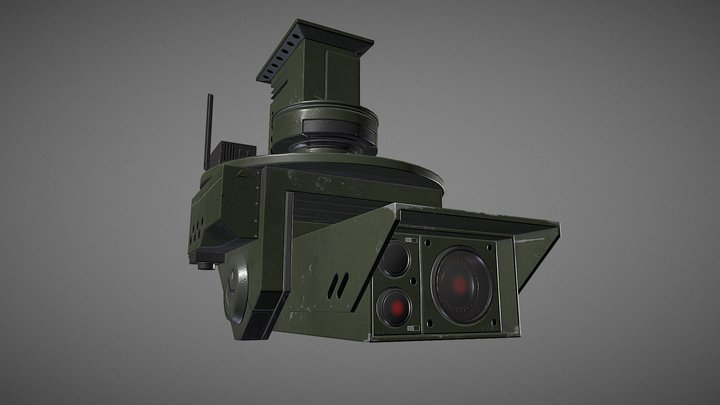 Military camera 3D Model