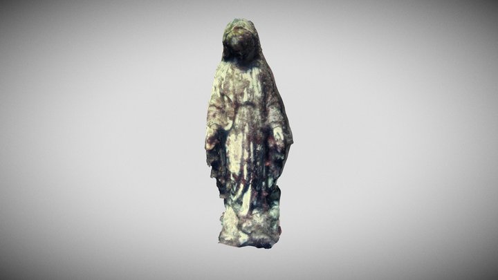 Statua votiva della Madonnina 3D Model