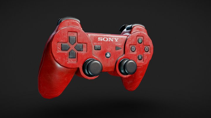Sony DualShock 4 Controller 3D model - Download Electronics on