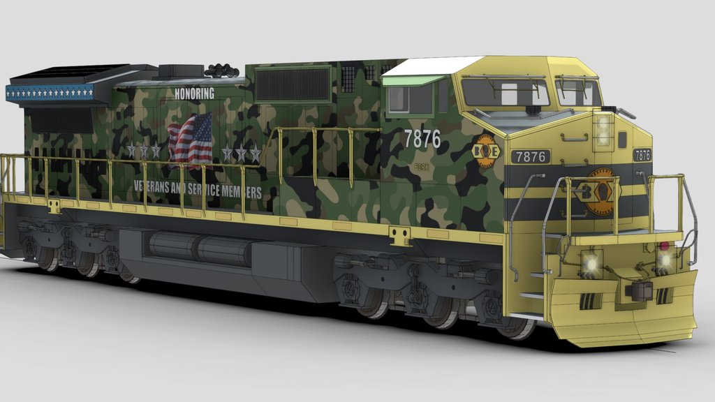 GE C40 8W BERX 7876