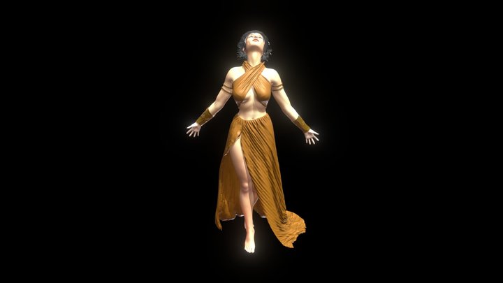 egyptian dress 3D Model