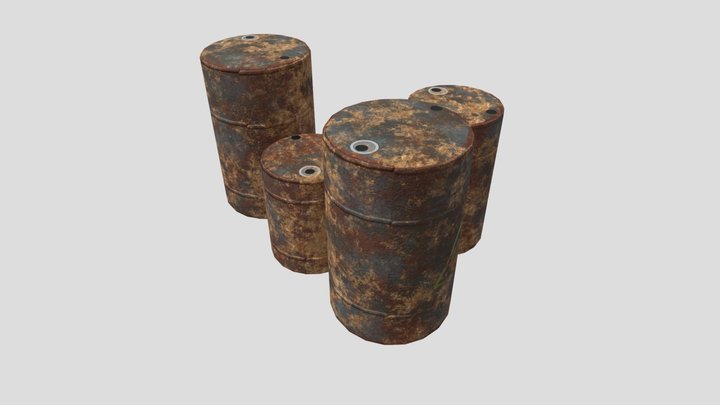 Barrels 3D Model