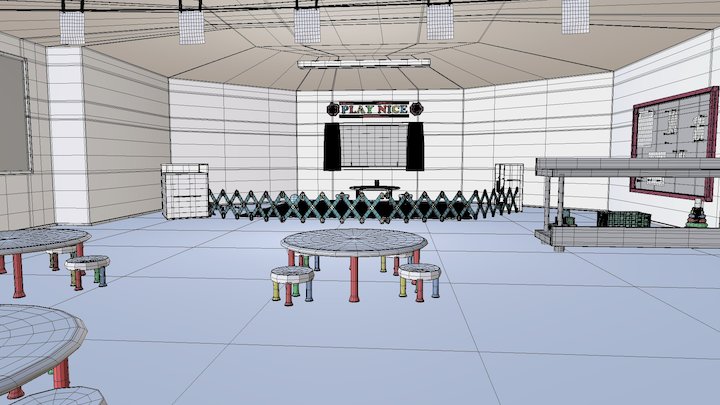 Day Care Environment 3D Model