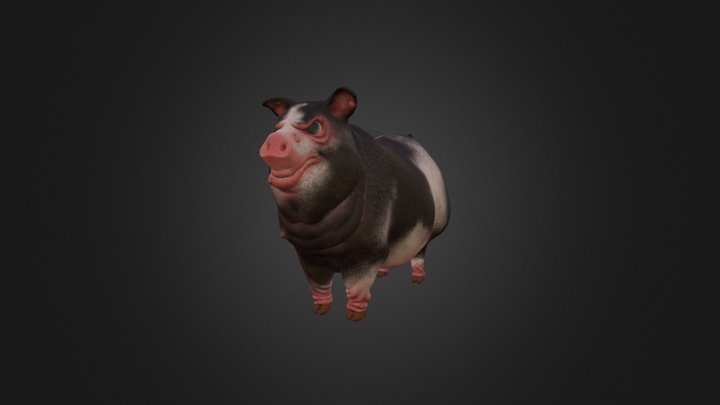 Napoleon from Animal Farm 3D Model