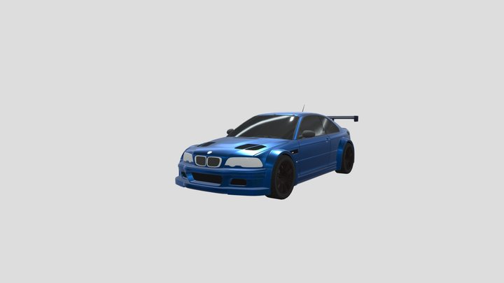BMW M3 GTR 3D Model