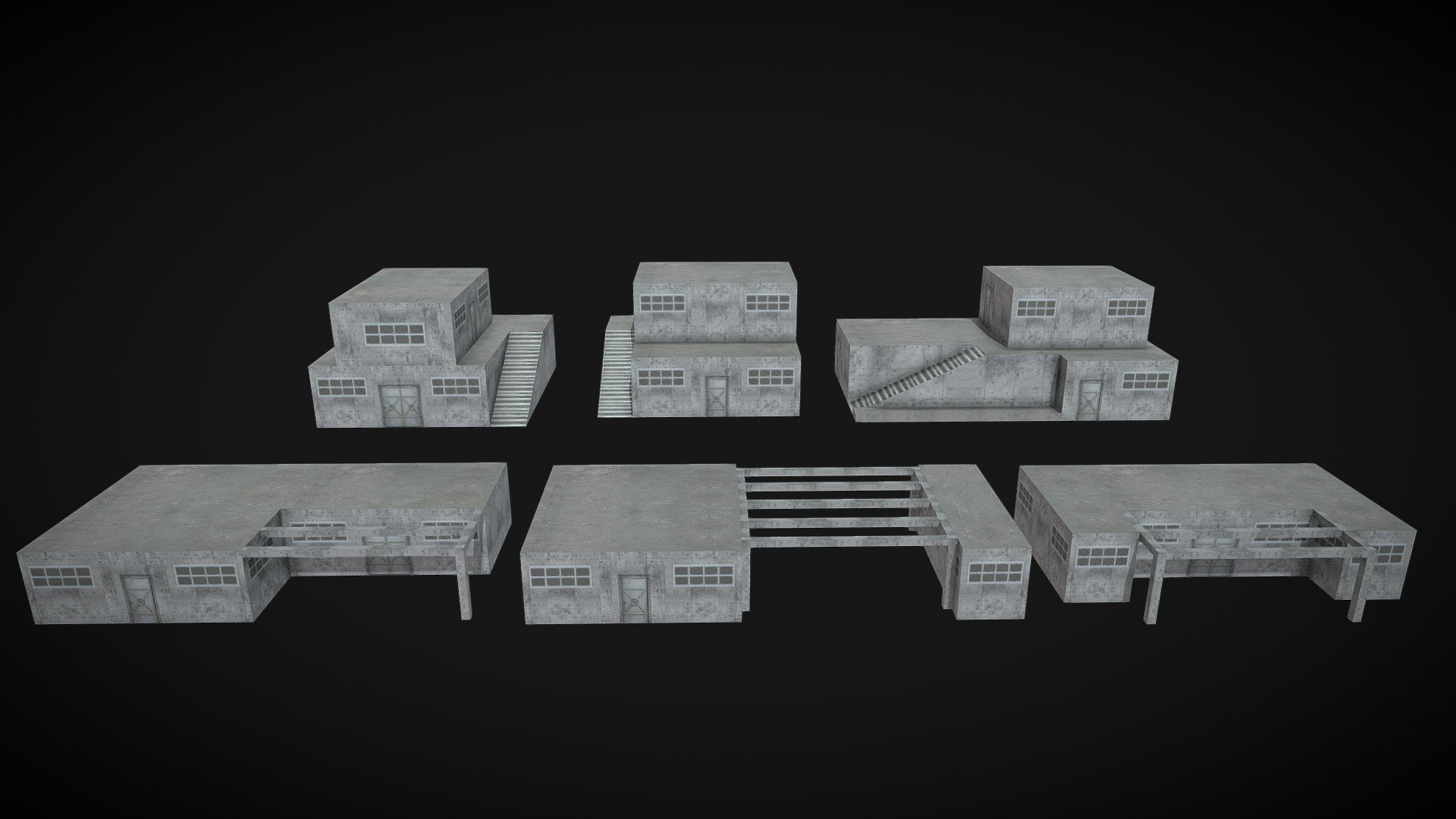 Shooting Building Modular - Download Free 3D model by 00amza [a7ca8c5 ...