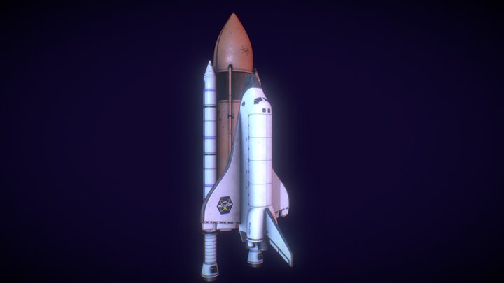 Hexagon Rocket 3D Model