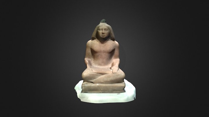 Prince Khuenra as a scribe 3D Model