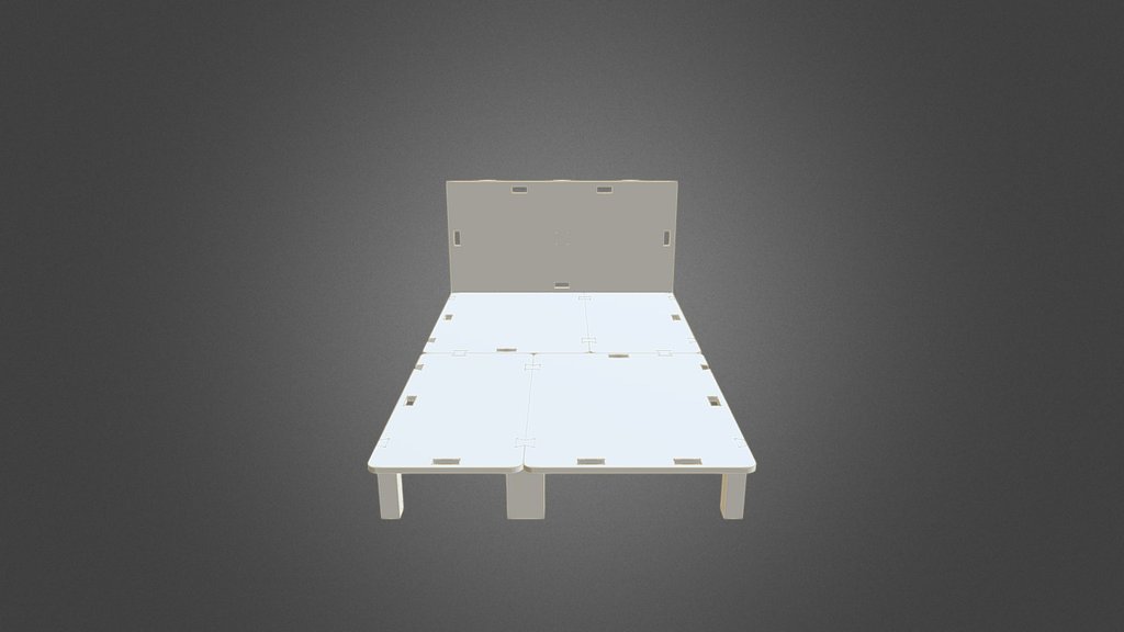 Mortise Full Size Bed Frame Model
