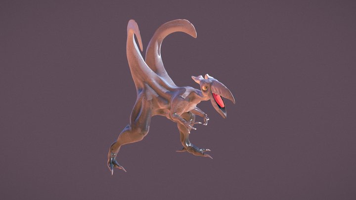 Twin Tailed Hunter Dodo 3D Model