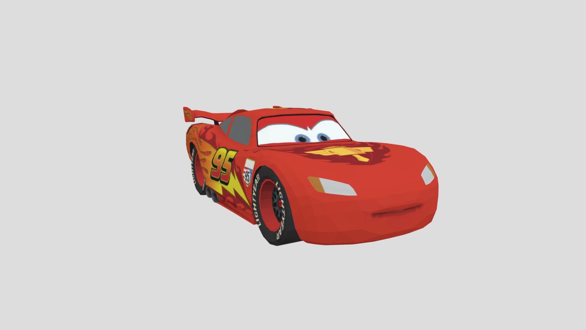 Cars 2 - Lightning McQueen (Update) - Download Free 3D model by SMF ...