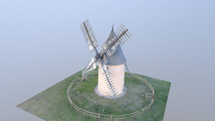 Moulin du grand Puy 3D Model