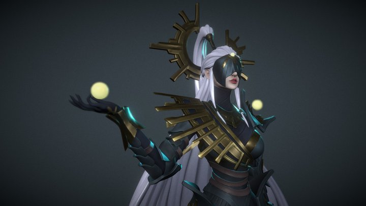 Seraphina Vigilant - DAE Character Creation 3D Model