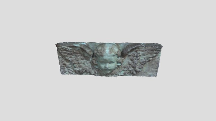 Angel Plaque Photoscan 3D Model