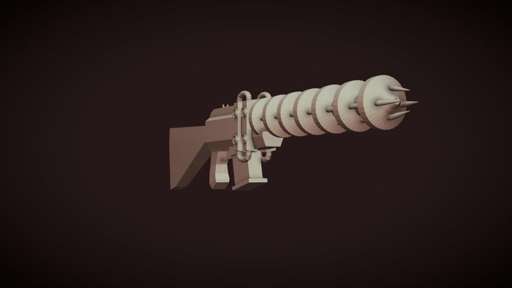M72 gauss rifle (Fallout 2) 3D Model
