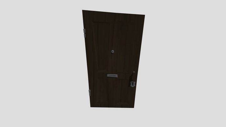 Hello neighbor apartment door (poorly textured) 3D Model