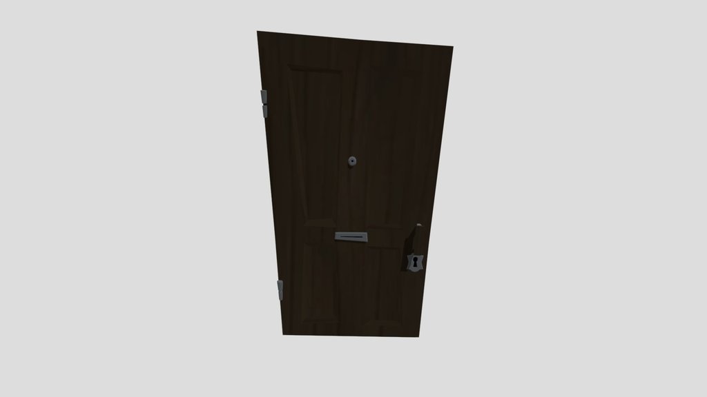 Hello neighbor apartment door (poorly textured)