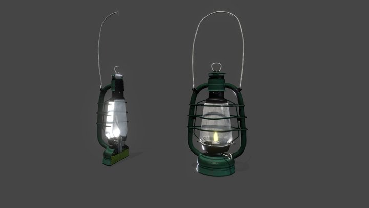 Kerosene lantern 3D Model