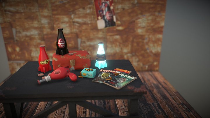 Fallout 4 Loading Screen 3D Model