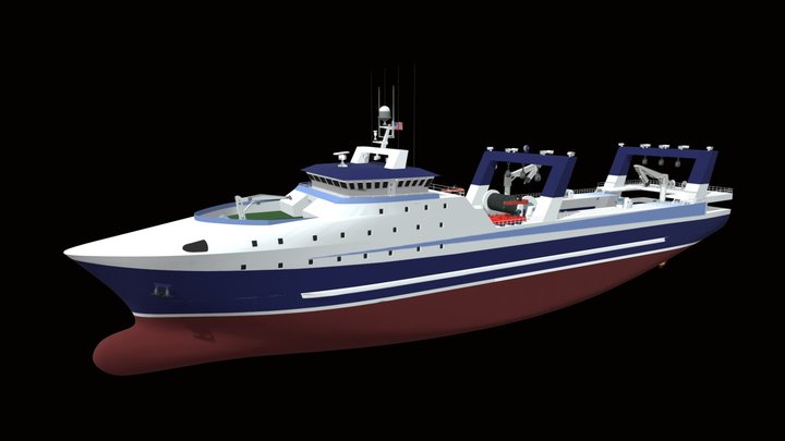Factory Trawler – Free 3D Model STL